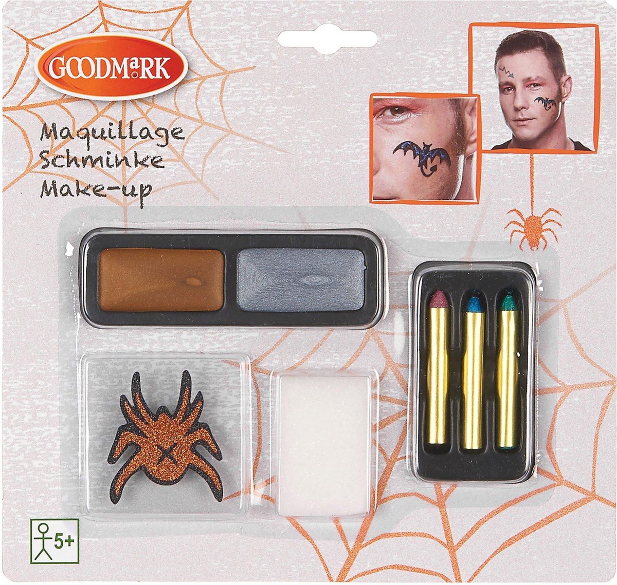 GOODMARK - Halloween glitter make up en tattoo - Schmink > Grime